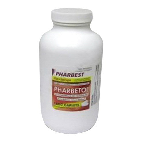 Pharbetol Acetaminophen Extra Strength Tablets - 1000 Ea